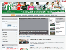 Tablet Screenshot of bursasporfutbolokulu.com